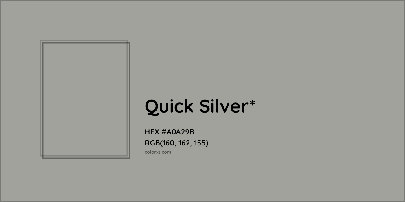 HEX #A0A29B Color Name, Color Code, Palettes, Similar Paints, Images