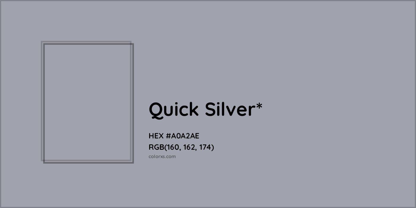 HEX #A0A2AE Color Name, Color Code, Palettes, Similar Paints, Images