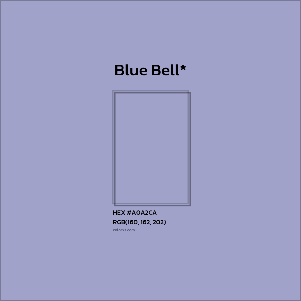 HEX #A0A2CA Color Name, Color Code, Palettes, Similar Paints, Images