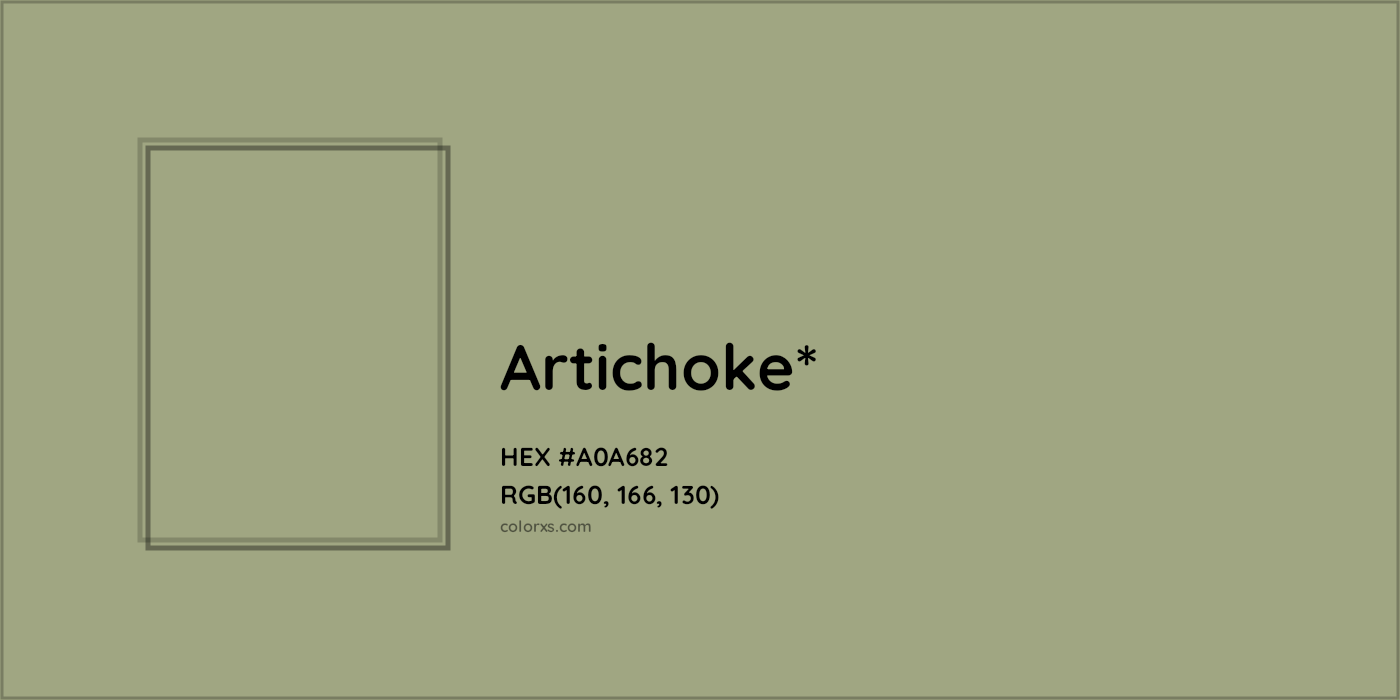 HEX #A0A682 Color Name, Color Code, Palettes, Similar Paints, Images