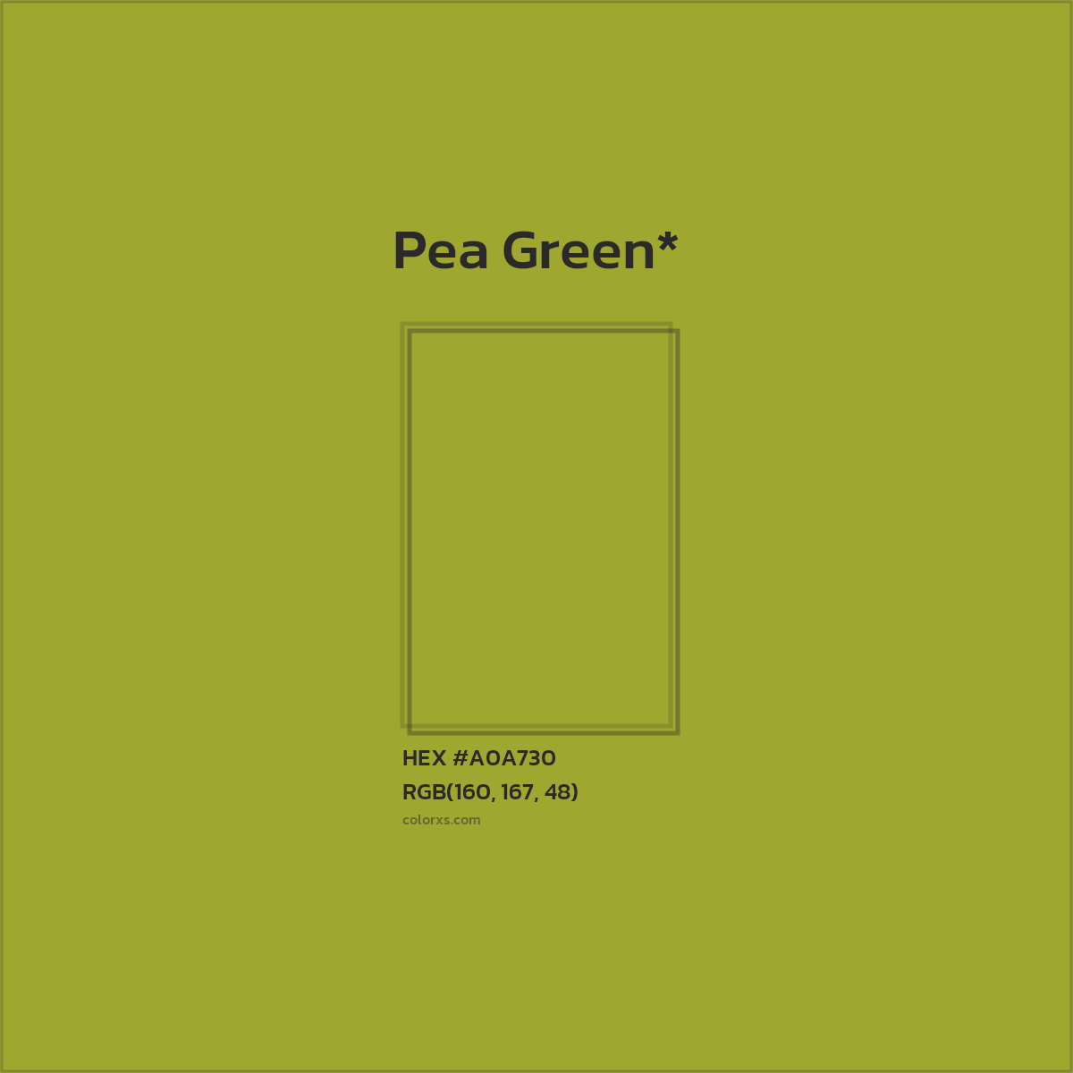 HEX #A0A730 Color Name, Color Code, Palettes, Similar Paints, Images