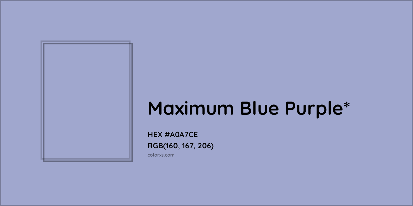 HEX #A0A7CE Color Name, Color Code, Palettes, Similar Paints, Images