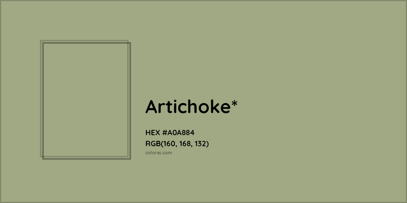 HEX #A0A884 Color Name, Color Code, Palettes, Similar Paints, Images