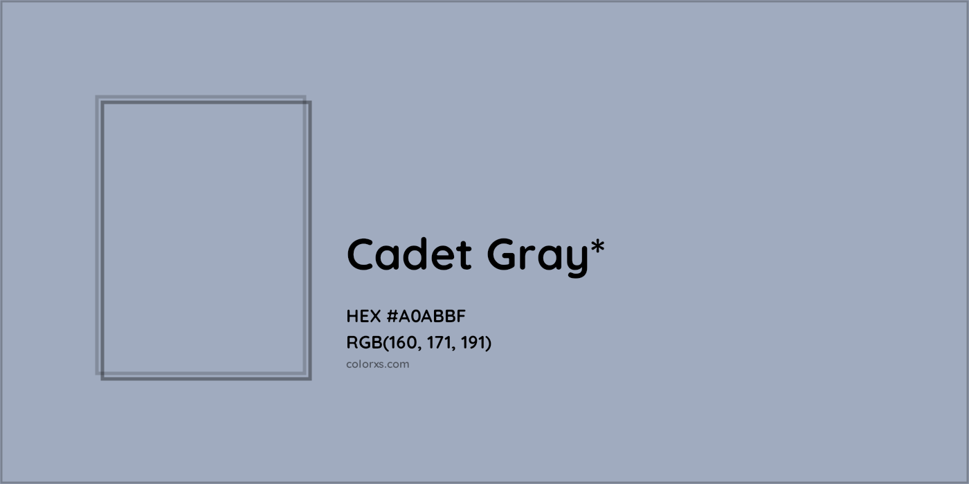 HEX #A0ABBF Color Name, Color Code, Palettes, Similar Paints, Images