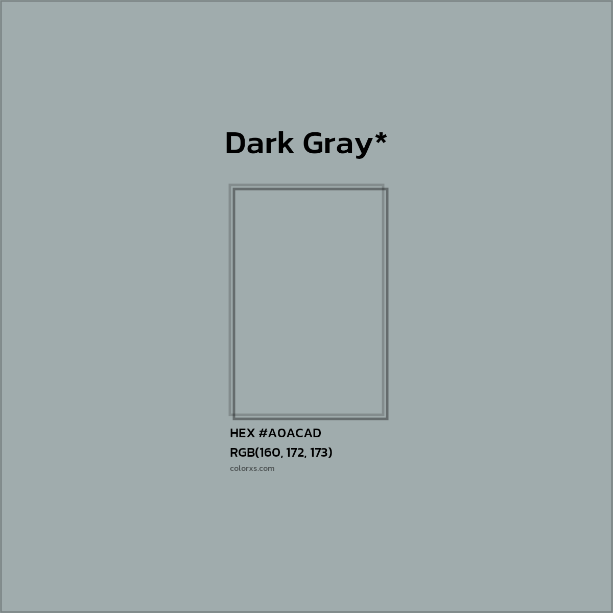HEX #A0ACAD Color Name, Color Code, Palettes, Similar Paints, Images