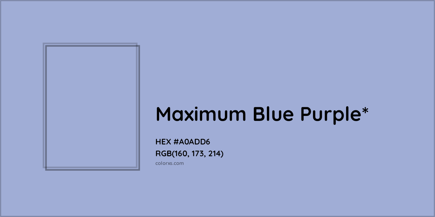 HEX #A0ADD6 Color Name, Color Code, Palettes, Similar Paints, Images
