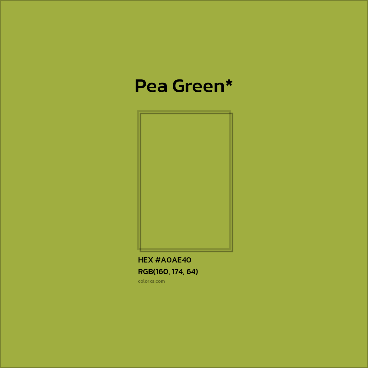 HEX #A0AE40 Color Name, Color Code, Palettes, Similar Paints, Images