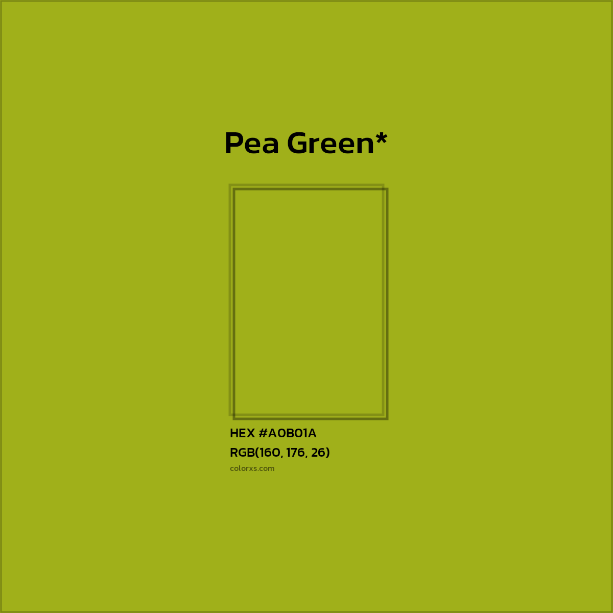 HEX #A0B01A Color Name, Color Code, Palettes, Similar Paints, Images