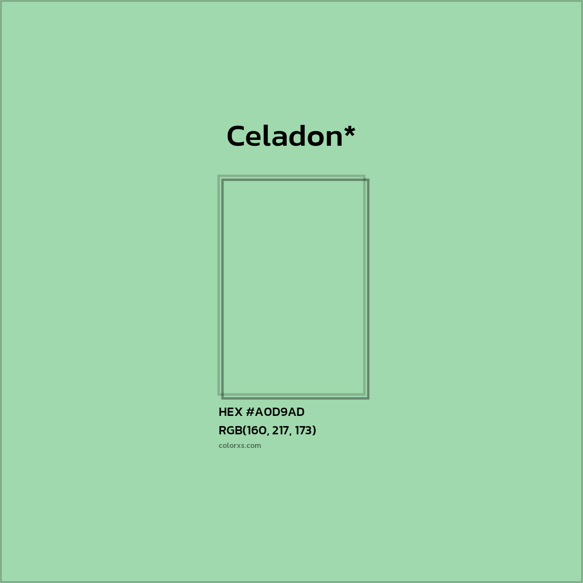 HEX #A0D9AD Color Name, Color Code, Palettes, Similar Paints, Images