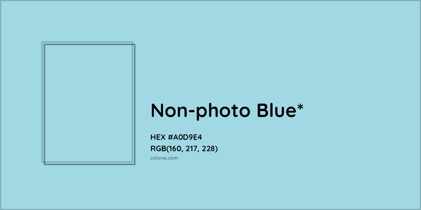 HEX #A0D9E4 Color Name, Color Code, Palettes, Similar Paints, Images