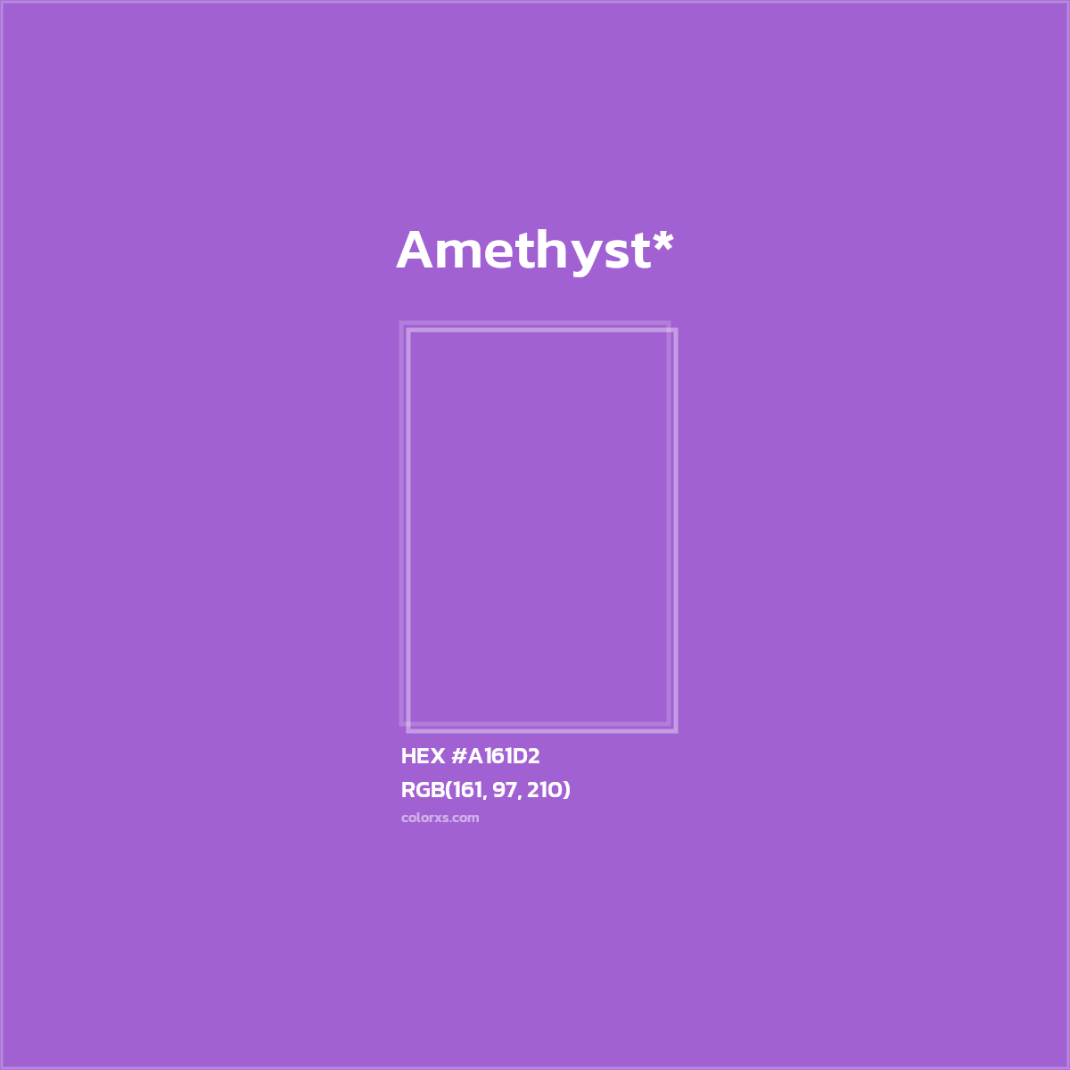 HEX #A161D2 Color Name, Color Code, Palettes, Similar Paints, Images