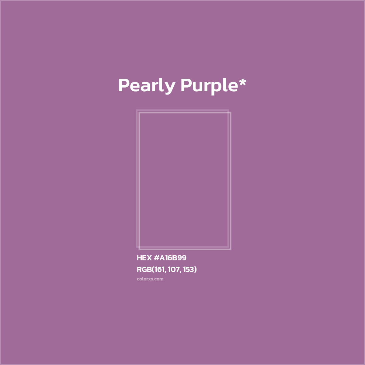 HEX #A16B99 Color Name, Color Code, Palettes, Similar Paints, Images