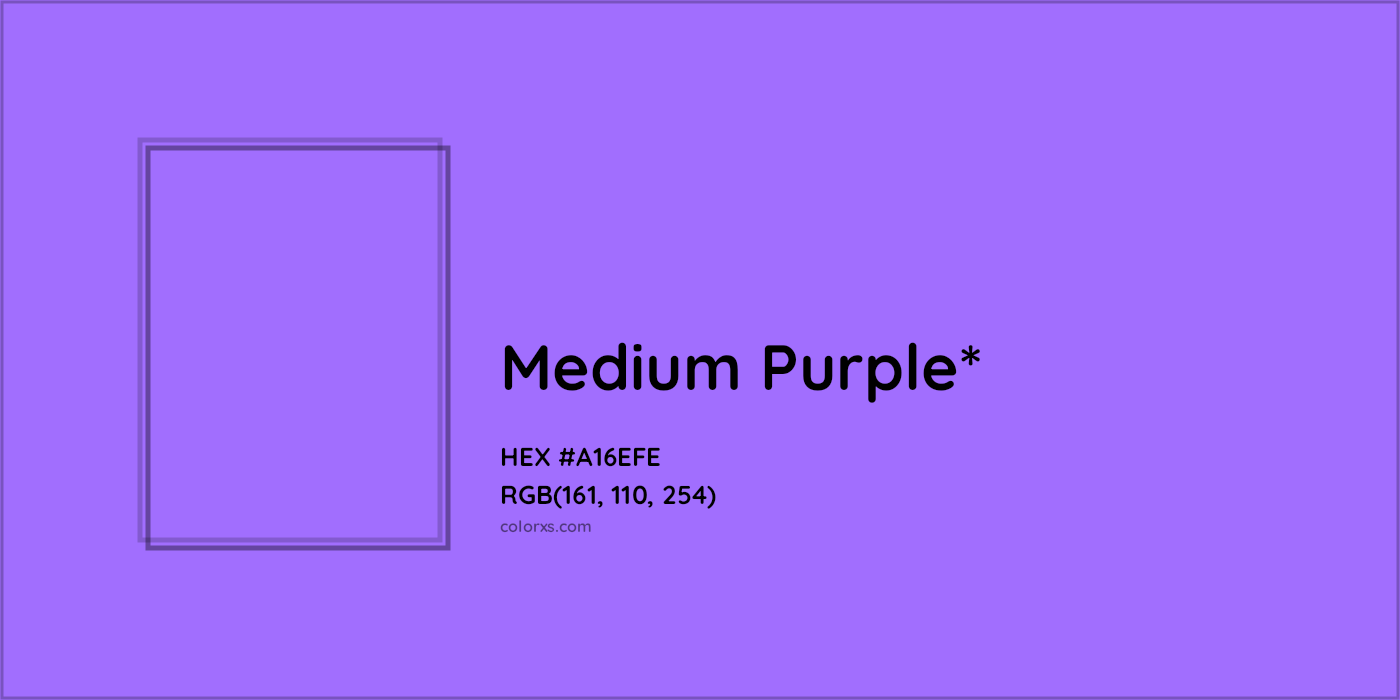 HEX #A16EFE Color Name, Color Code, Palettes, Similar Paints, Images