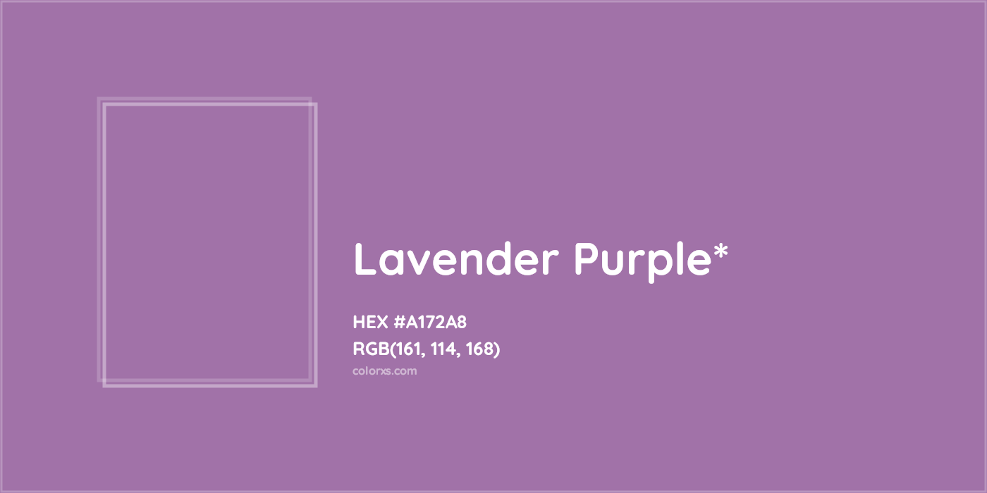 HEX #A172A8 Color Name, Color Code, Palettes, Similar Paints, Images