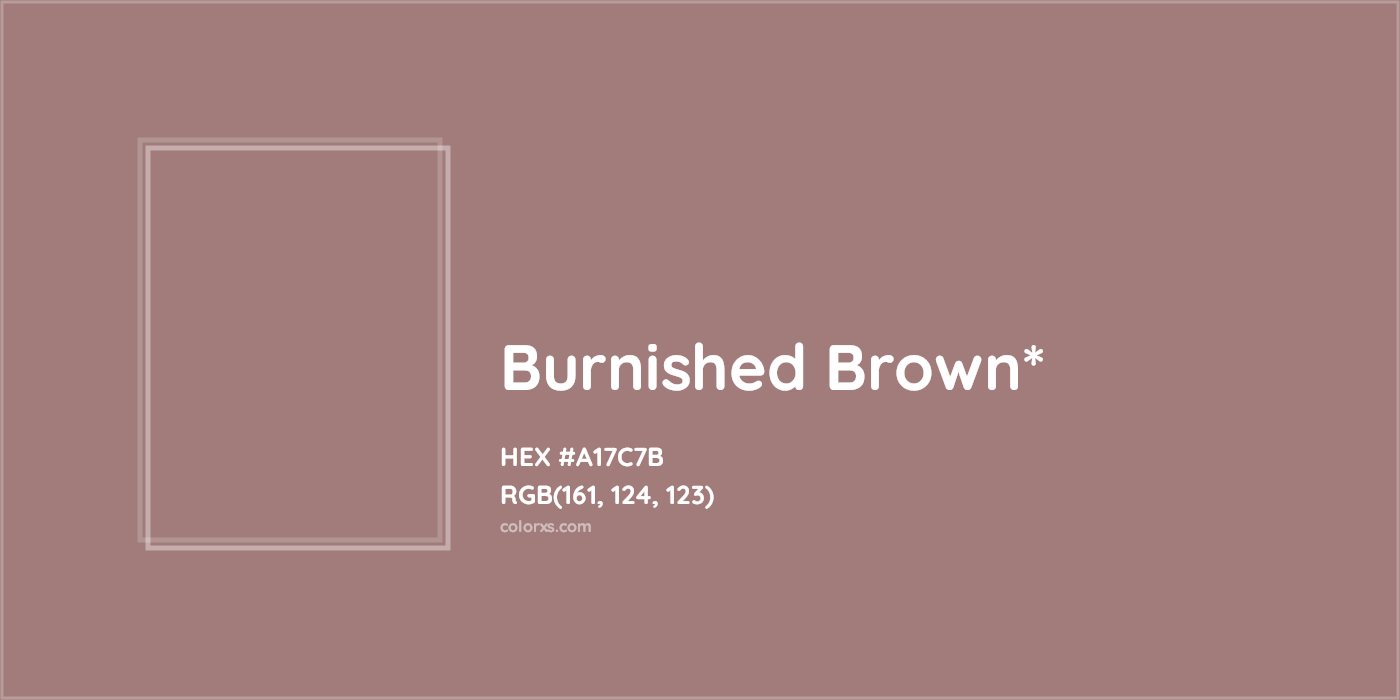 HEX #A17C7B Color Name, Color Code, Palettes, Similar Paints, Images