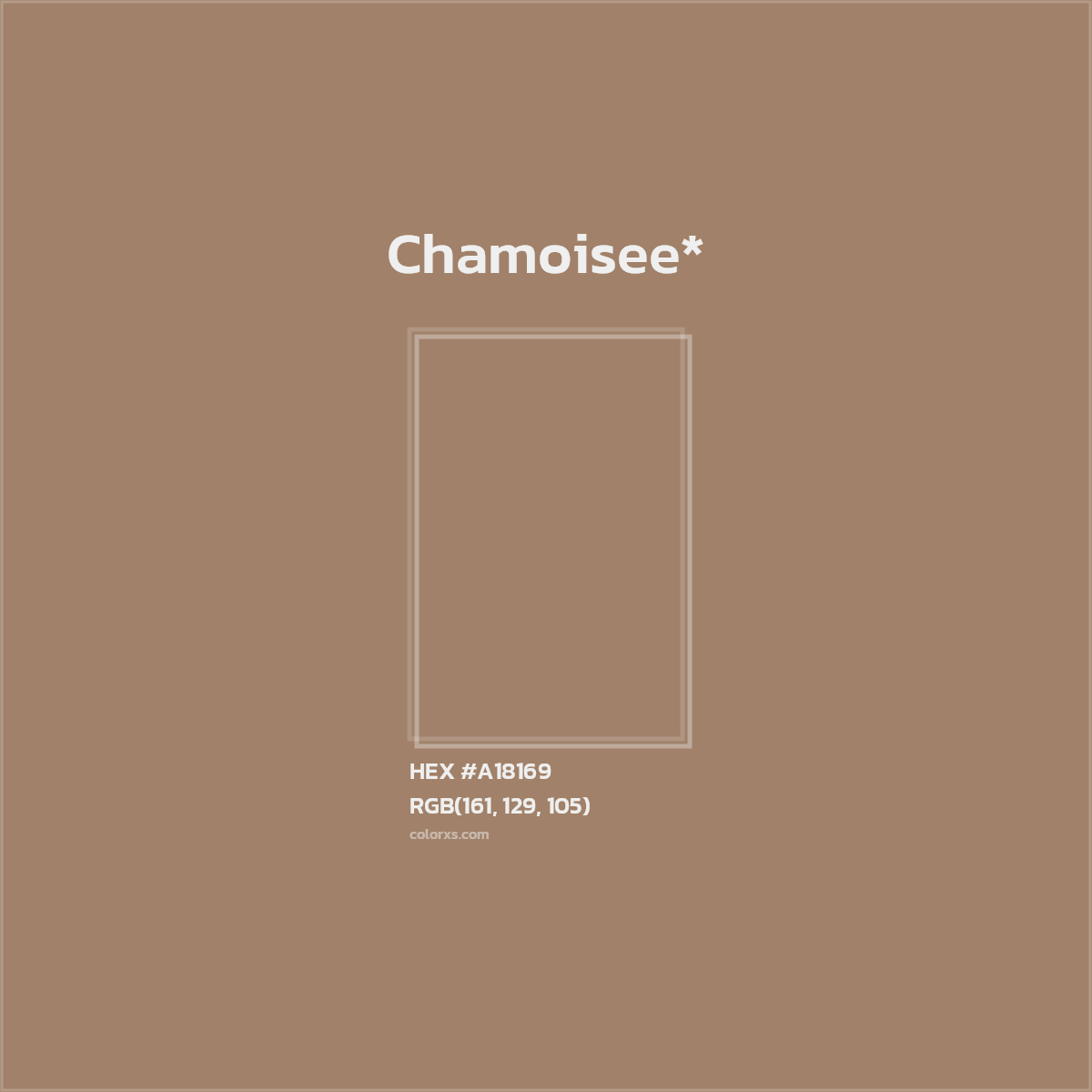 HEX #A18169 Color Name, Color Code, Palettes, Similar Paints, Images