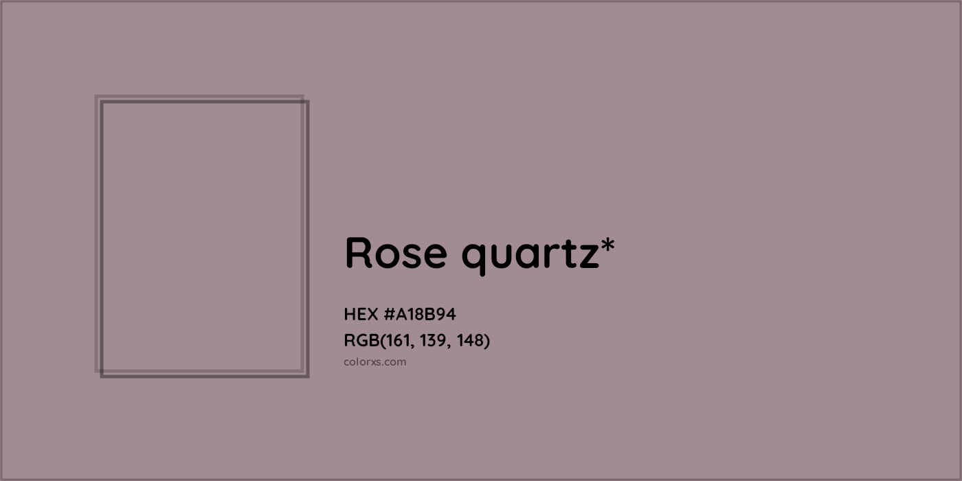 HEX #A18B94 Color Name, Color Code, Palettes, Similar Paints, Images