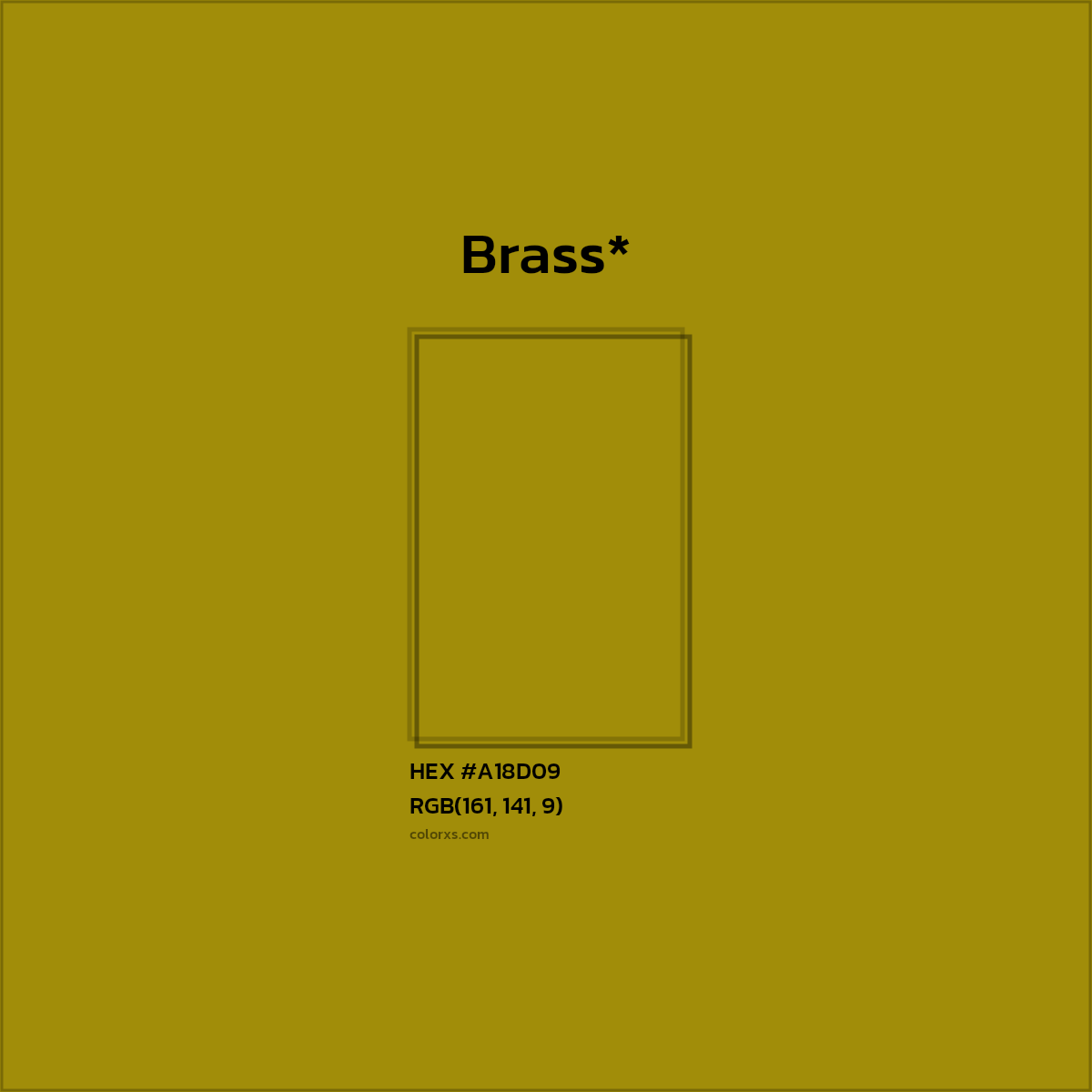 HEX #A18D09 Color Name, Color Code, Palettes, Similar Paints, Images