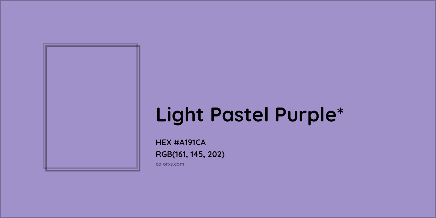 HEX #A191CA Color Name, Color Code, Palettes, Similar Paints, Images