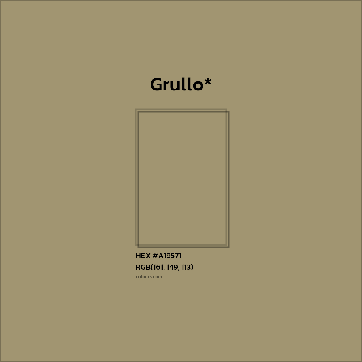 HEX #A19571 Color Name, Color Code, Palettes, Similar Paints, Images