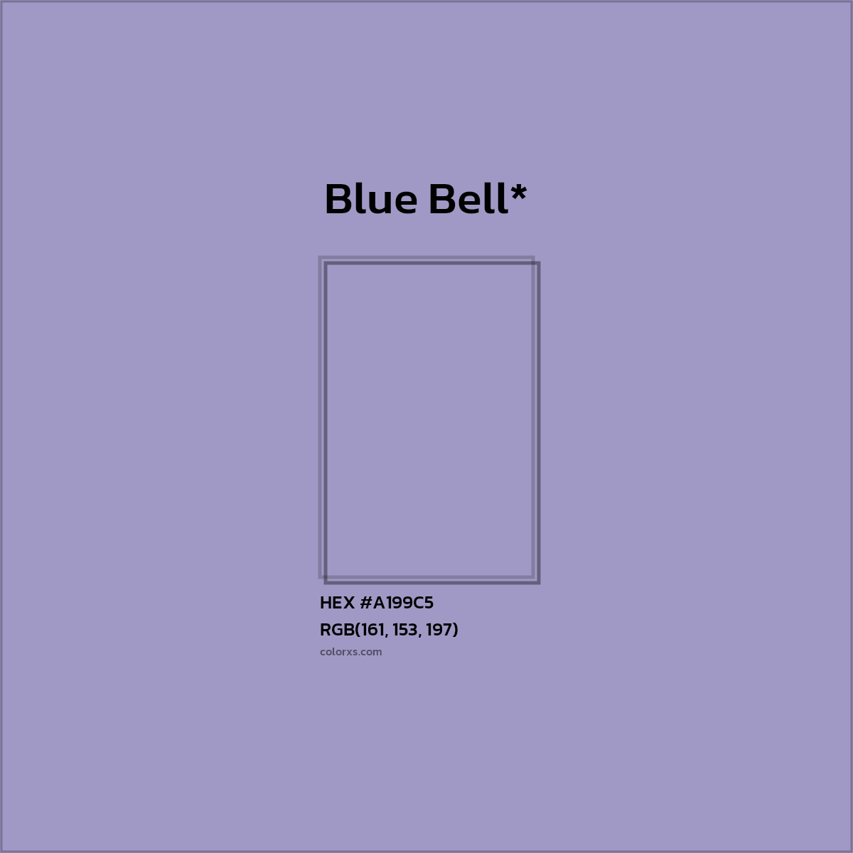 HEX #A199C5 Color Name, Color Code, Palettes, Similar Paints, Images