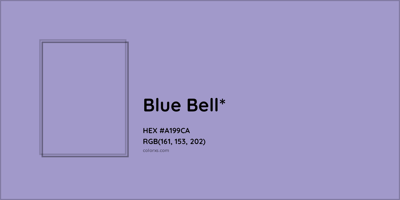 HEX #A199CA Color Name, Color Code, Palettes, Similar Paints, Images