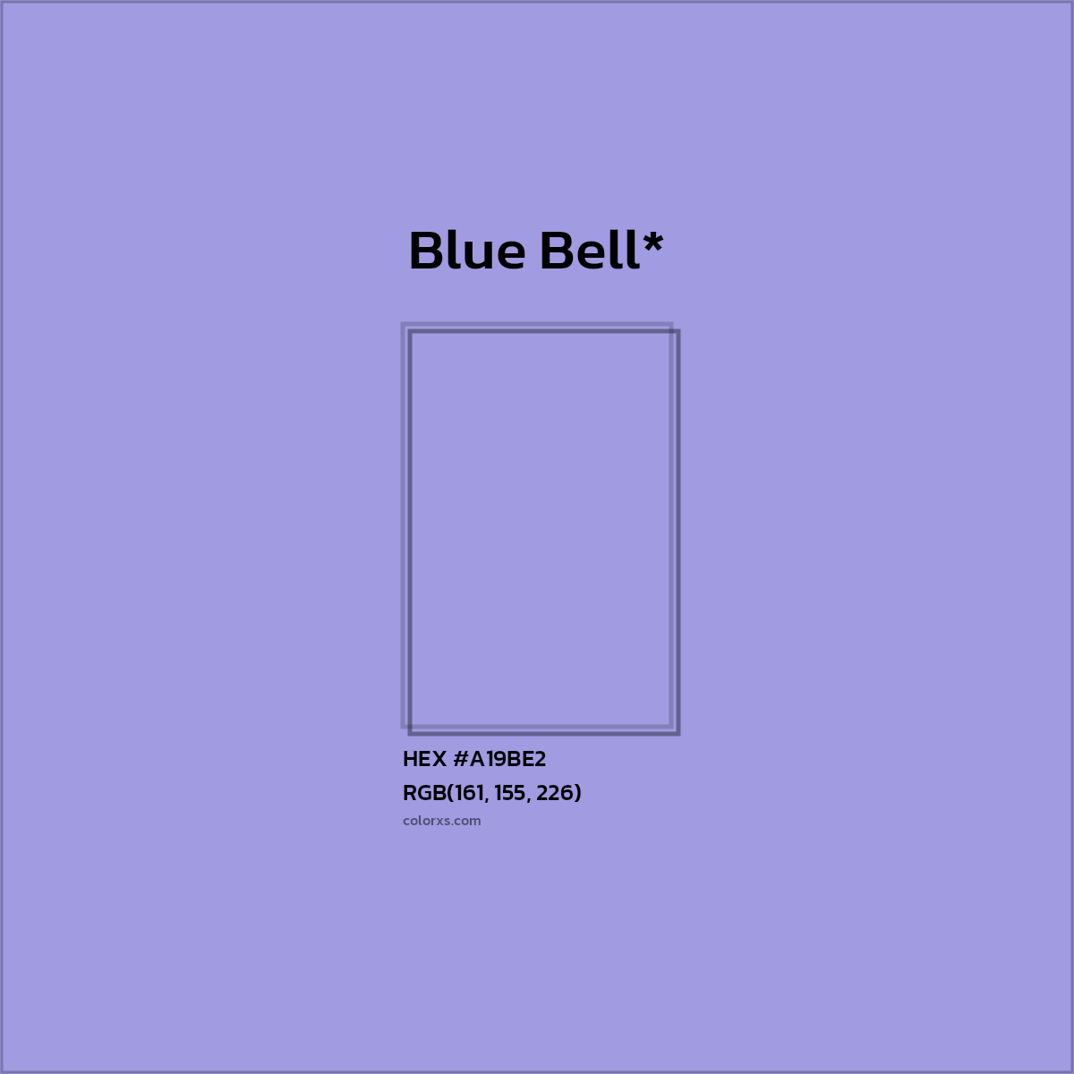 HEX #A19BE2 Color Name, Color Code, Palettes, Similar Paints, Images