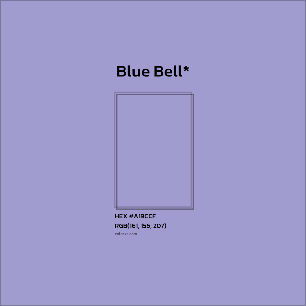 HEX #A19CCF Color Name, Color Code, Palettes, Similar Paints, Images
