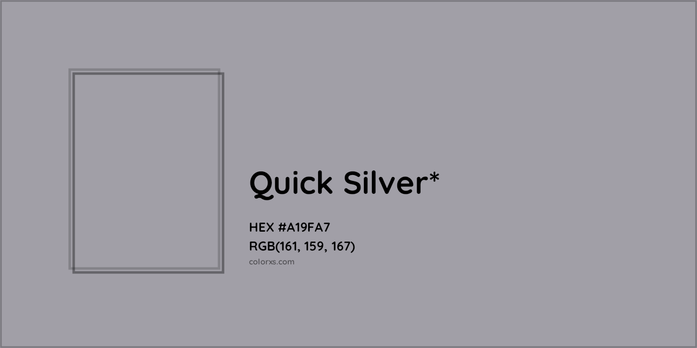 HEX #A19FA7 Color Name, Color Code, Palettes, Similar Paints, Images