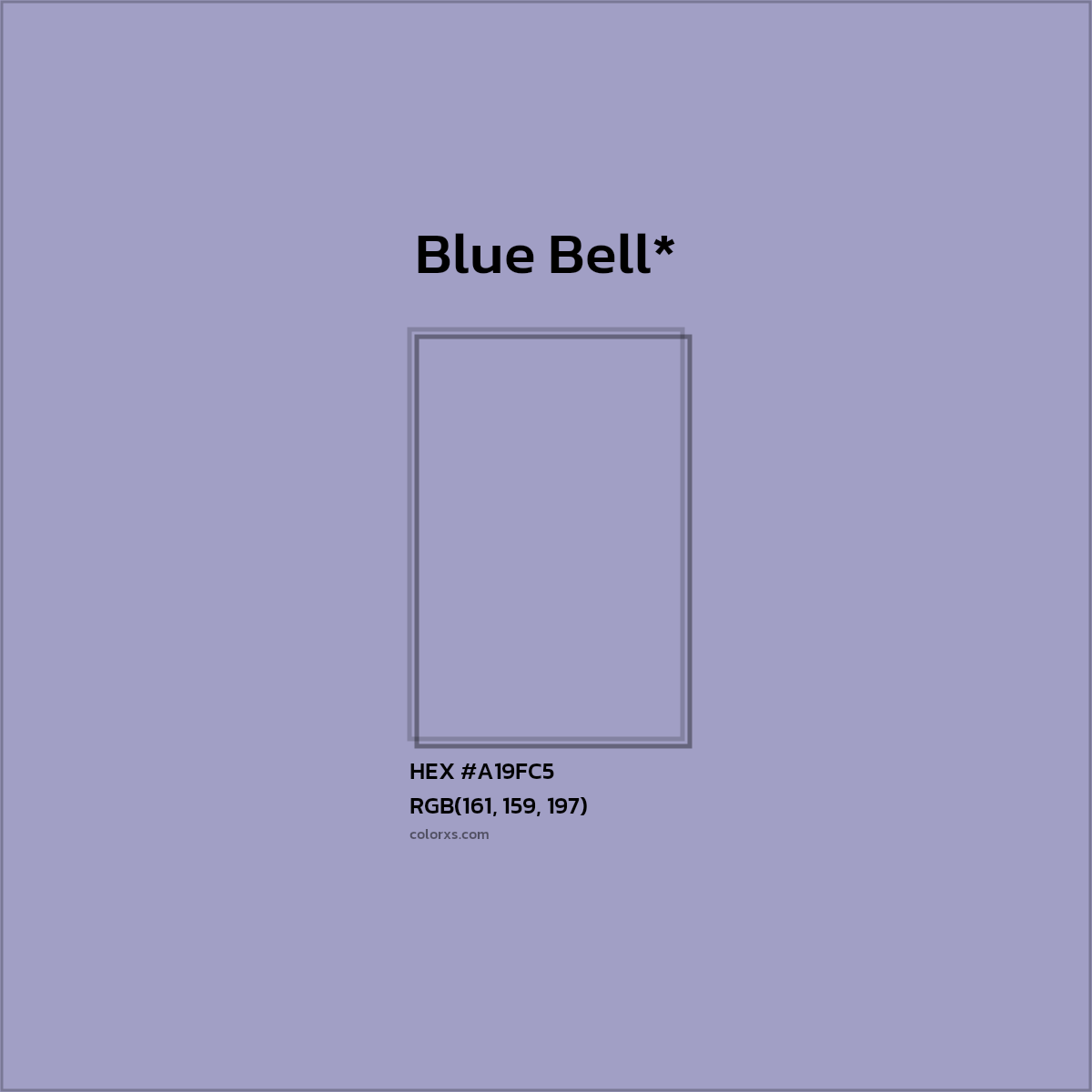 HEX #A19FC5 Color Name, Color Code, Palettes, Similar Paints, Images