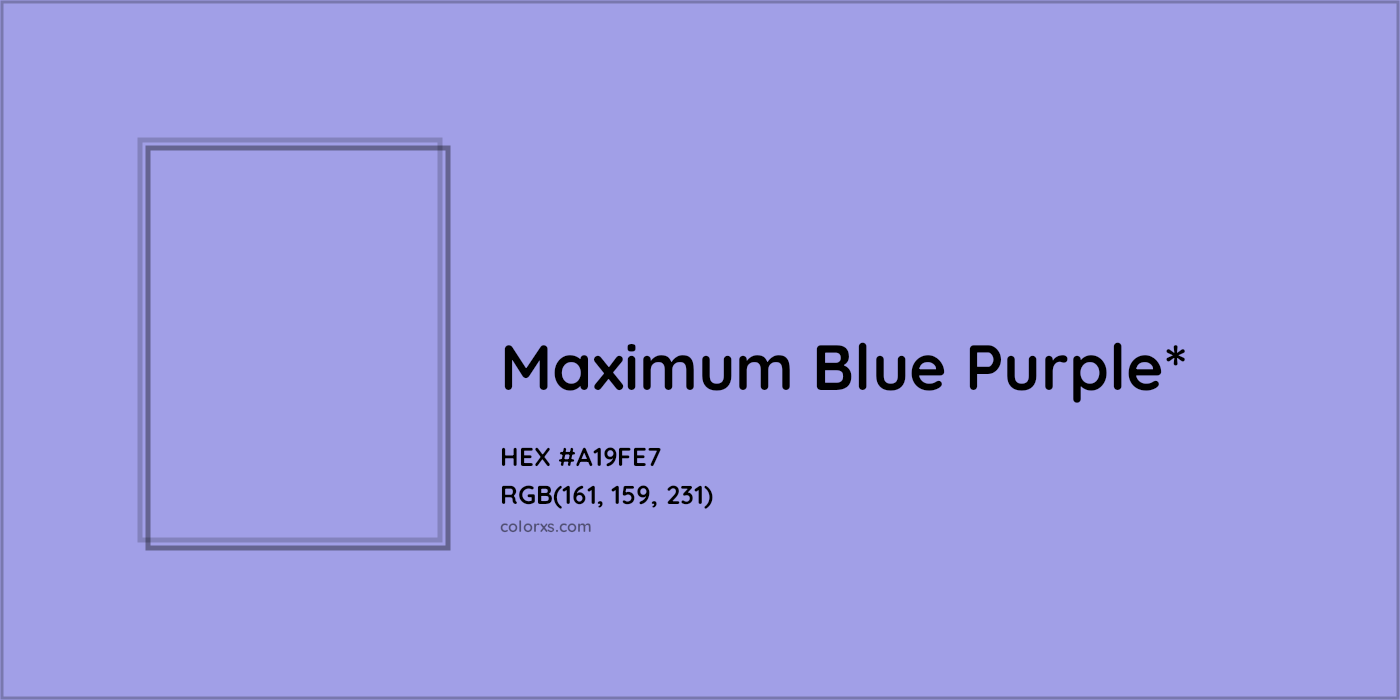 HEX #A19FE7 Color Name, Color Code, Palettes, Similar Paints, Images