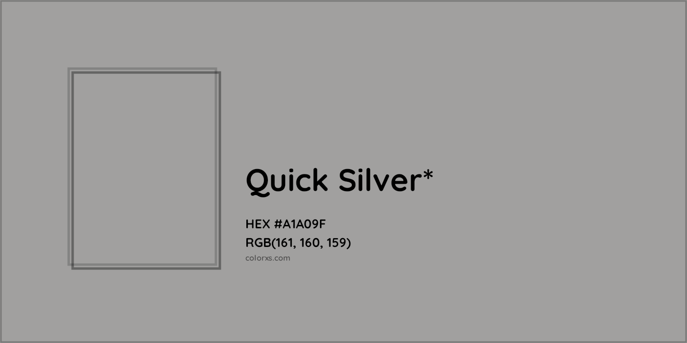 HEX #A1A09F Color Name, Color Code, Palettes, Similar Paints, Images