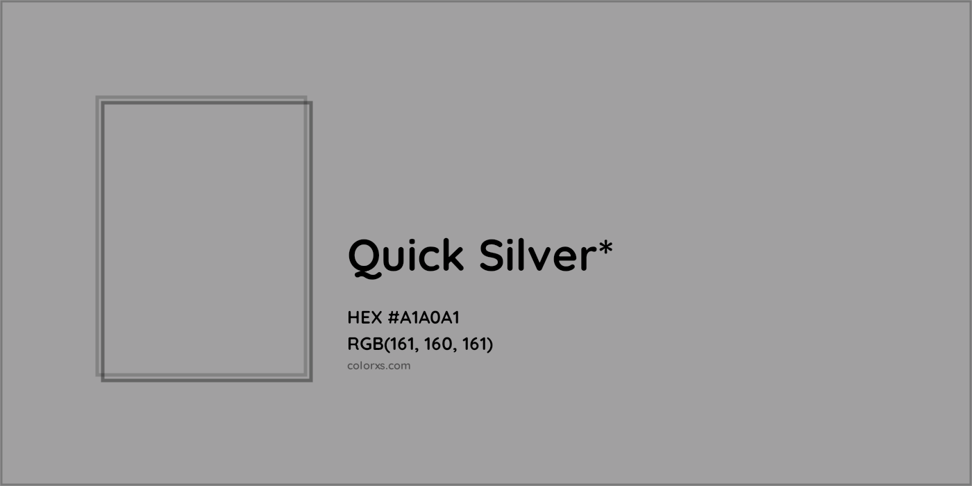 HEX #A1A0A1 Color Name, Color Code, Palettes, Similar Paints, Images