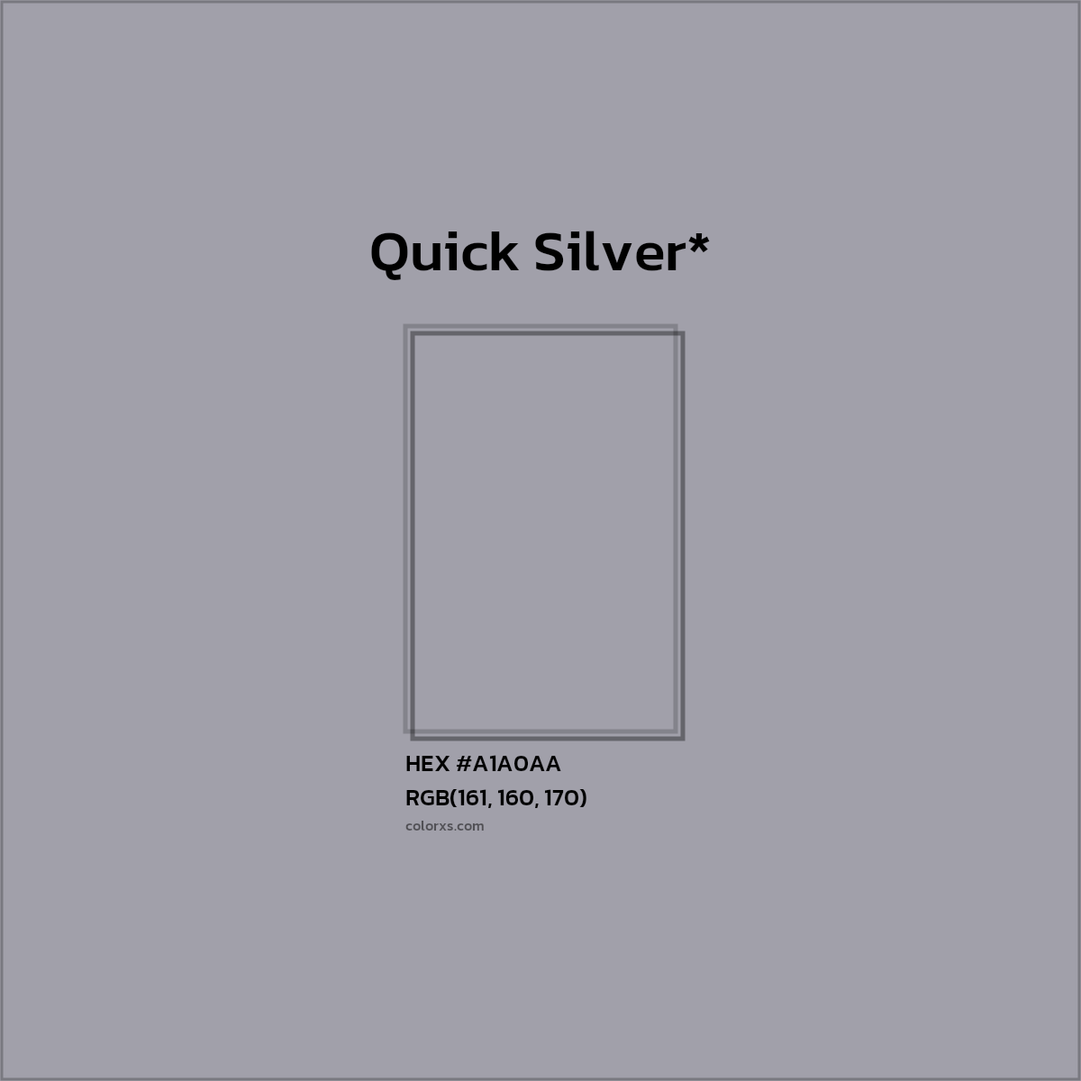 HEX #A1A0AA Color Name, Color Code, Palettes, Similar Paints, Images