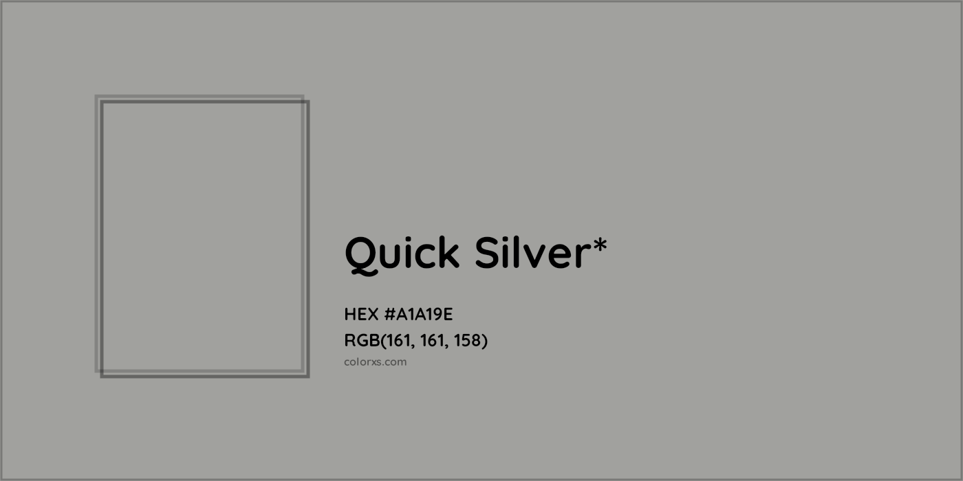 HEX #A1A19E Color Name, Color Code, Palettes, Similar Paints, Images
