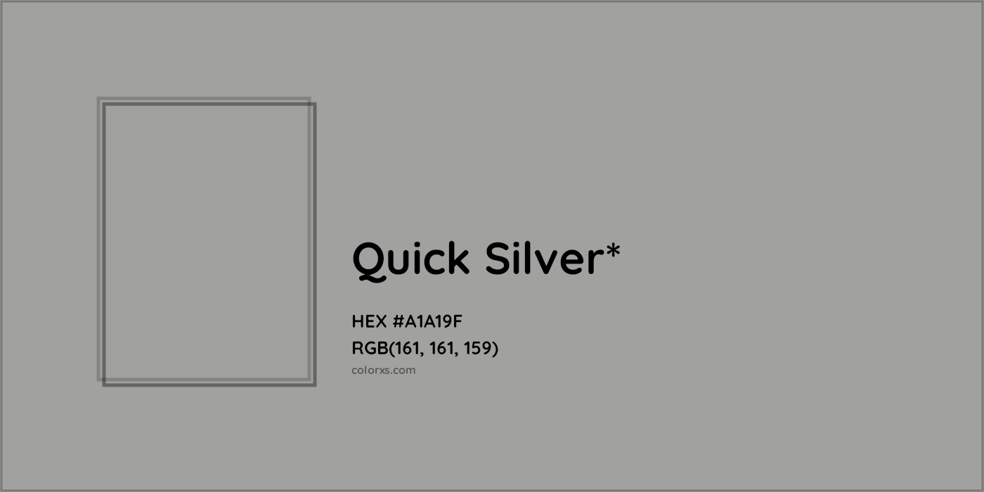 HEX #A1A19F Color Name, Color Code, Palettes, Similar Paints, Images
