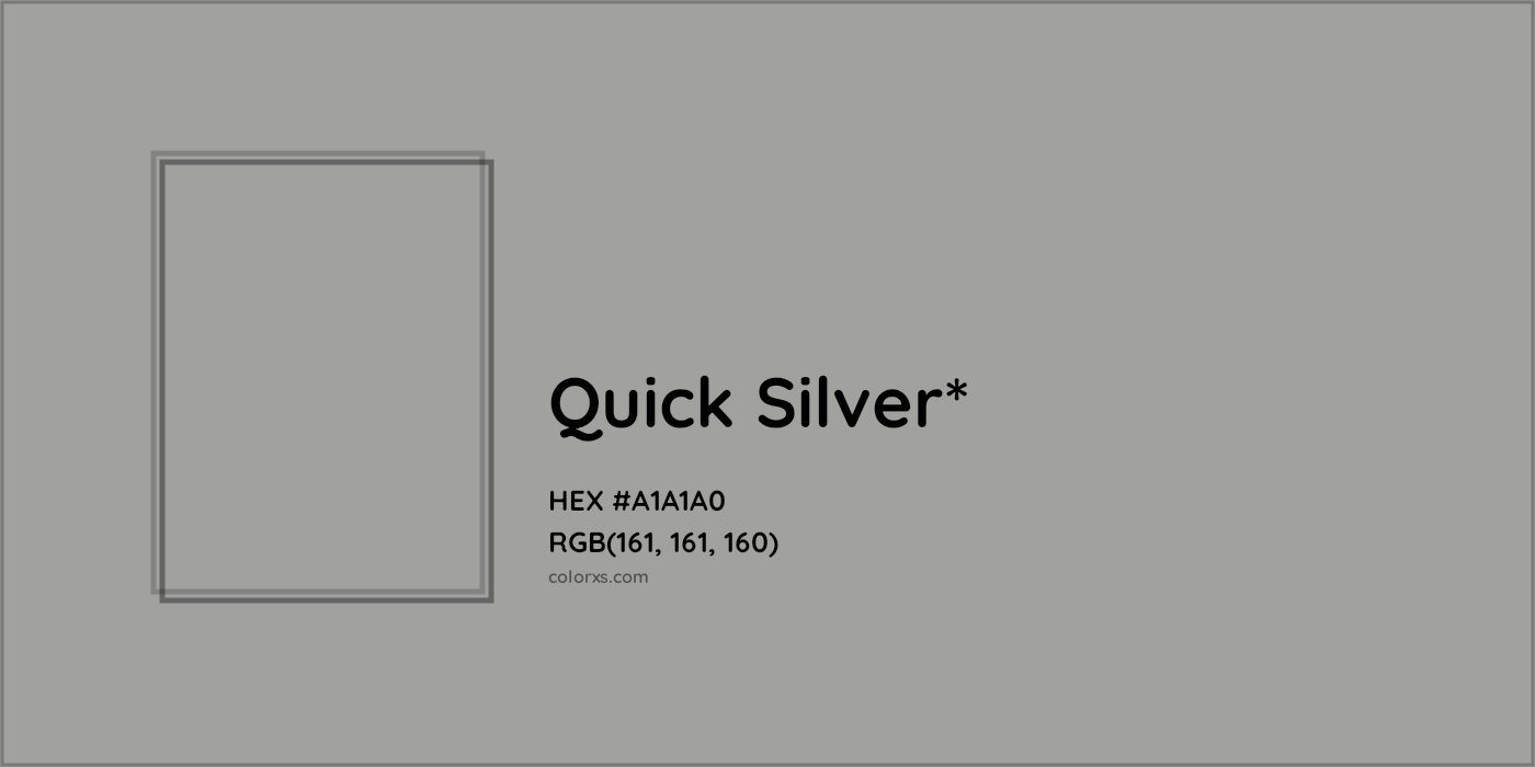 HEX #A1A1A0 Color Name, Color Code, Palettes, Similar Paints, Images