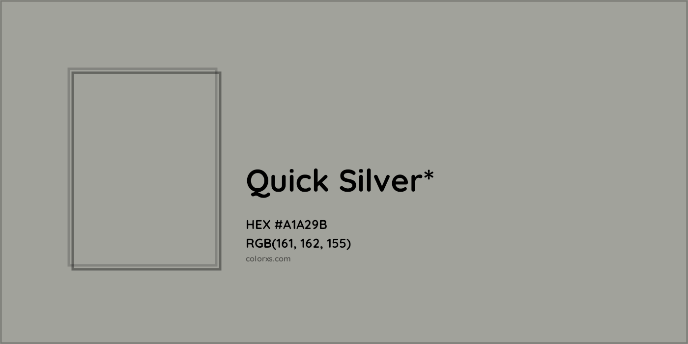 HEX #A1A29B Color Name, Color Code, Palettes, Similar Paints, Images