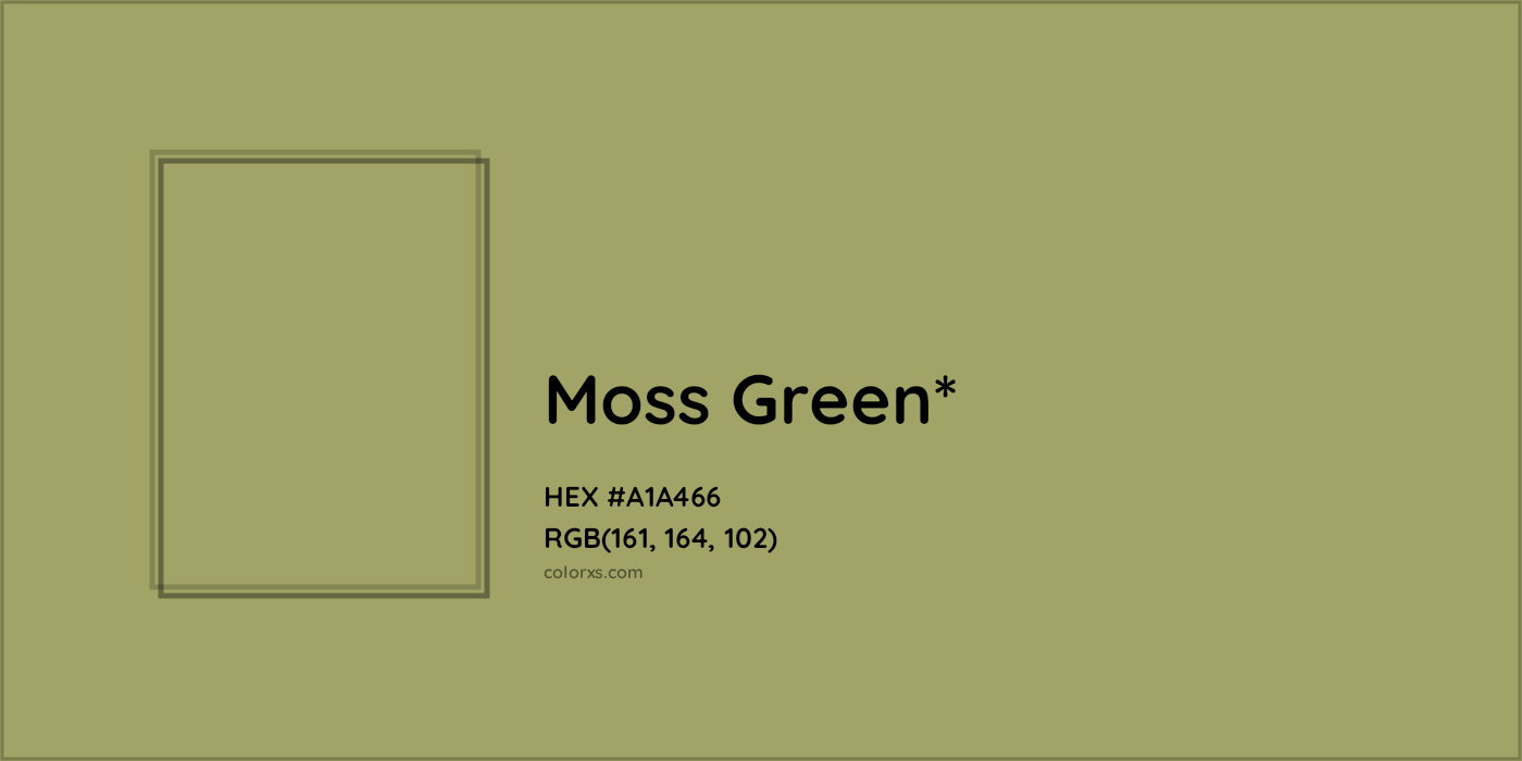HEX #A1A466 Color Name, Color Code, Palettes, Similar Paints, Images