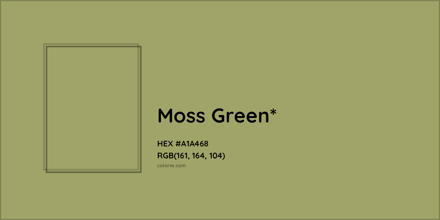 HEX #A1A468 Color Name, Color Code, Palettes, Similar Paints, Images