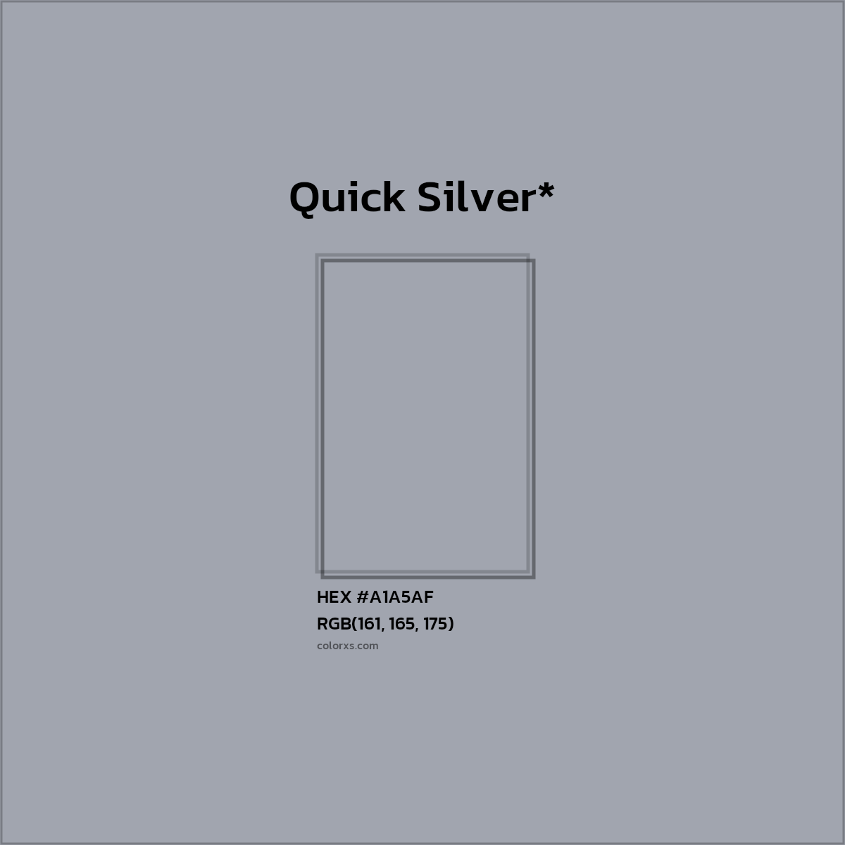 HEX #A1A5AF Color Name, Color Code, Palettes, Similar Paints, Images