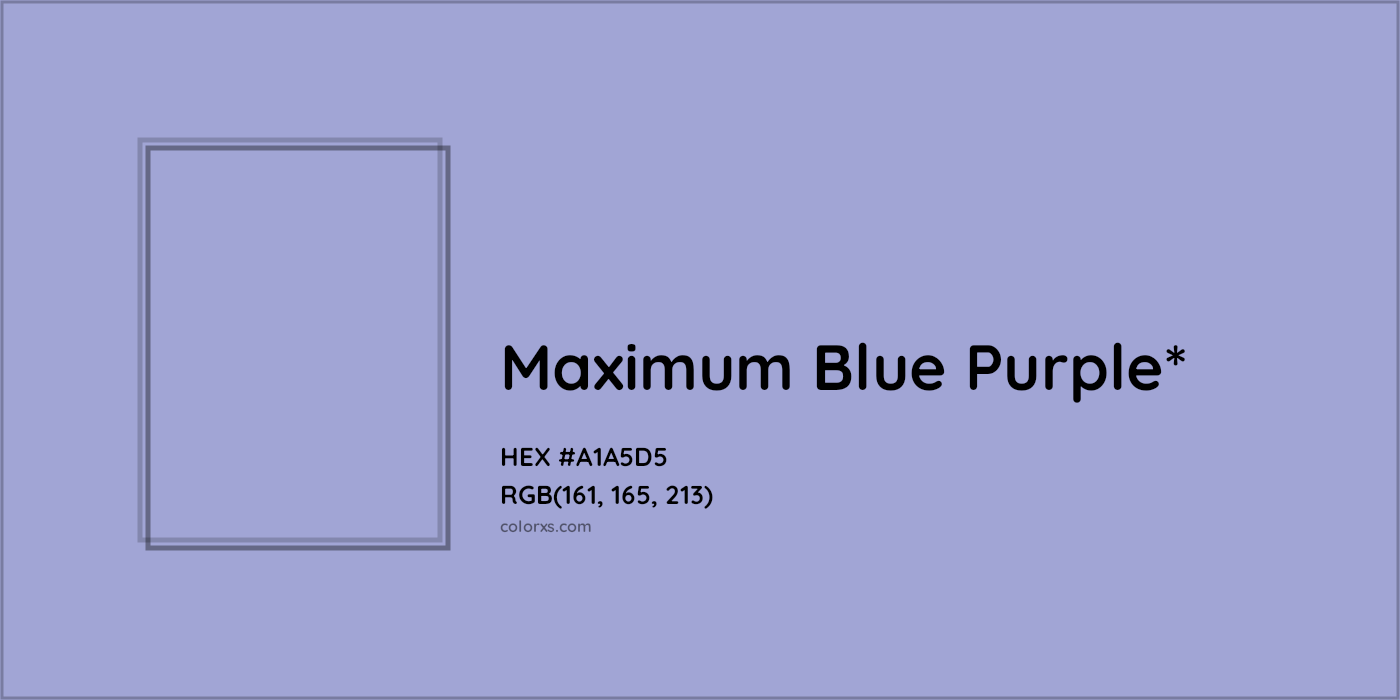 HEX #A1A5D5 Color Name, Color Code, Palettes, Similar Paints, Images