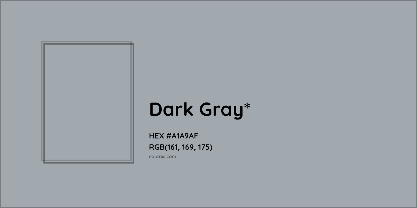 HEX #A1A9AF Color Name, Color Code, Palettes, Similar Paints, Images