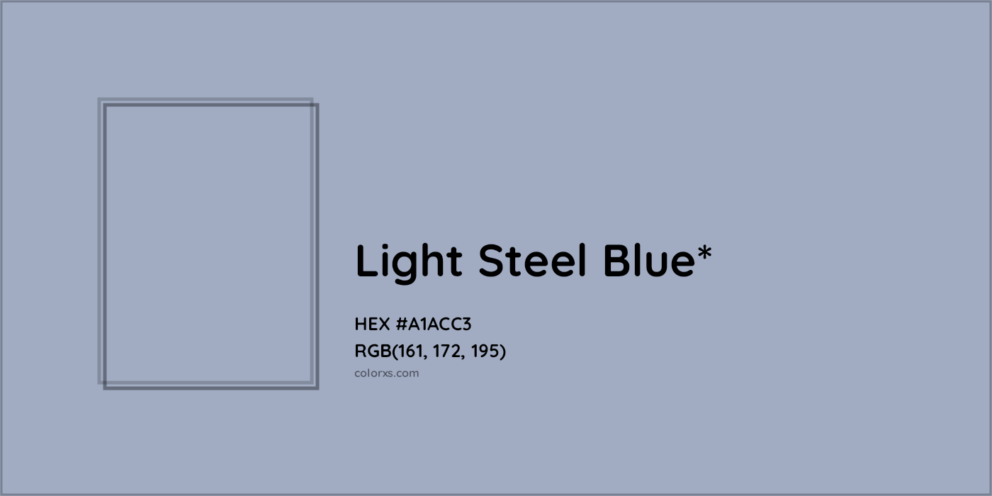 HEX #A1ACC3 Color Name, Color Code, Palettes, Similar Paints, Images