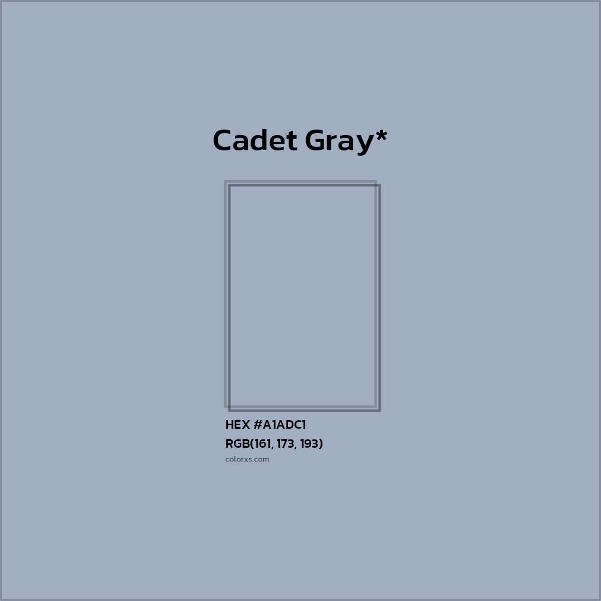 HEX #A1ADC1 Color Name, Color Code, Palettes, Similar Paints, Images