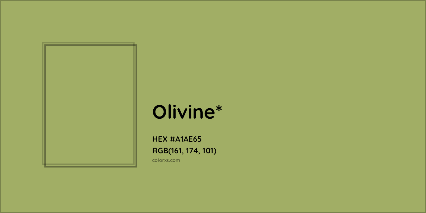 HEX #A1AE65 Color Name, Color Code, Palettes, Similar Paints, Images