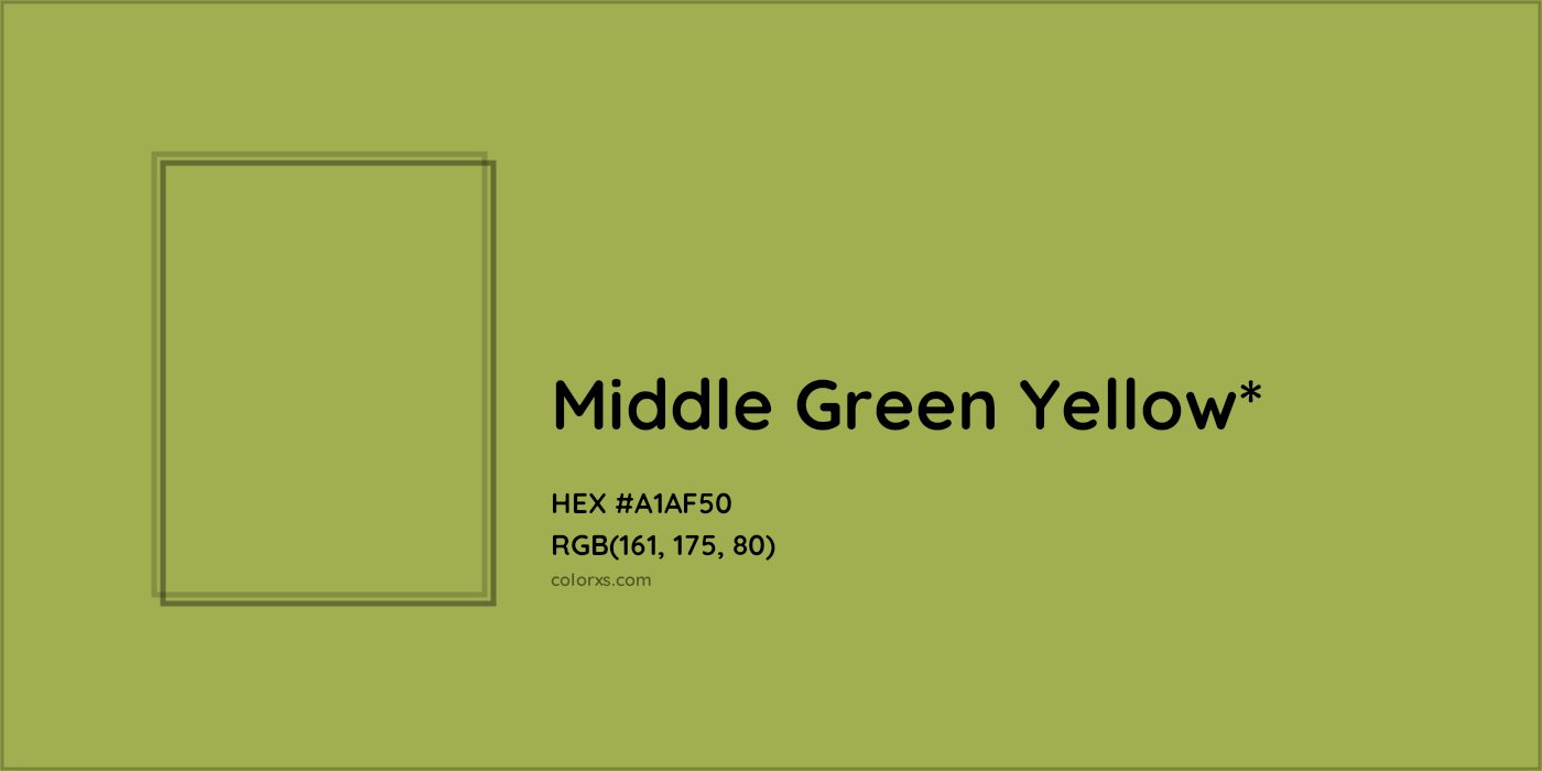 HEX #A1AF50 Color Name, Color Code, Palettes, Similar Paints, Images