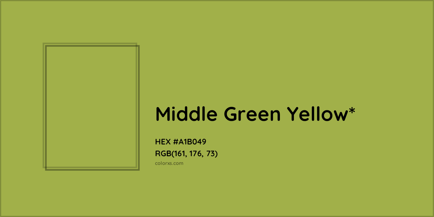 HEX #A1B049 Color Name, Color Code, Palettes, Similar Paints, Images