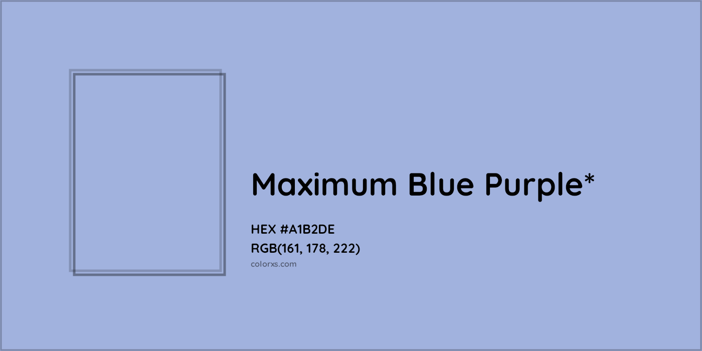 HEX #A1B2DE Color Name, Color Code, Palettes, Similar Paints, Images