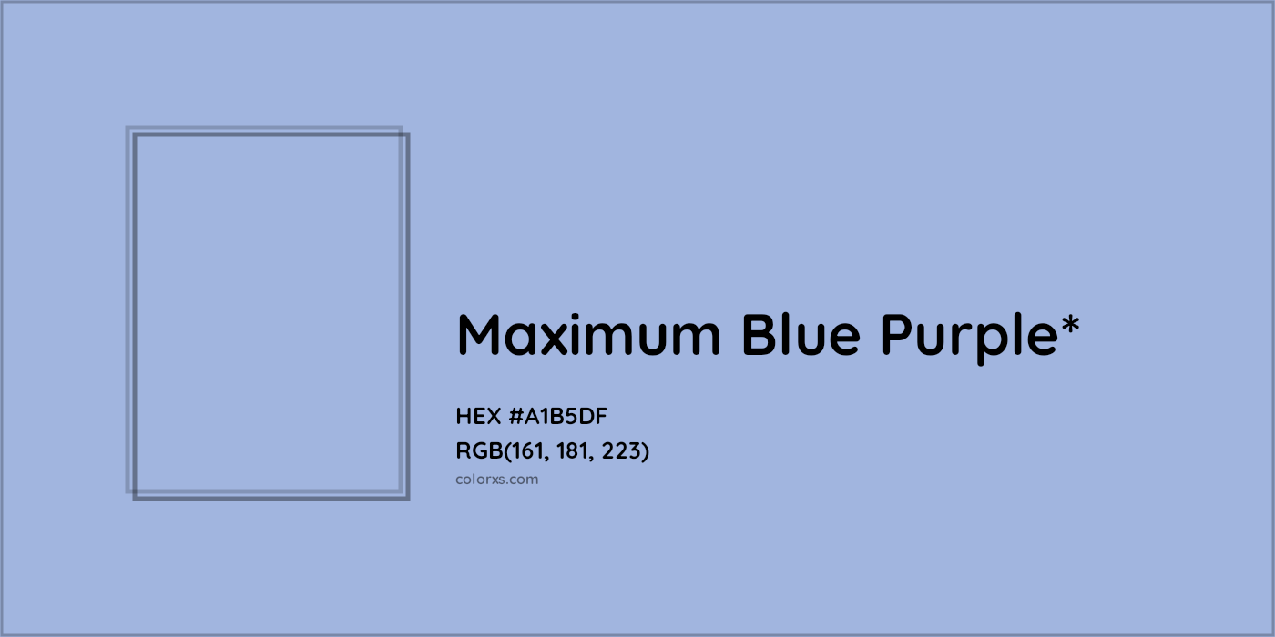 HEX #A1B5DF Color Name, Color Code, Palettes, Similar Paints, Images